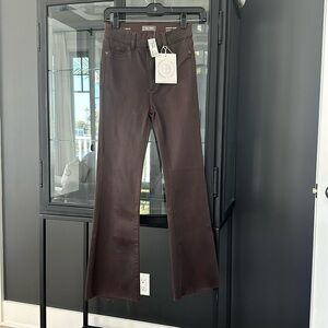 DL1961 Women's Boot Cut Jeans in Dark Brown